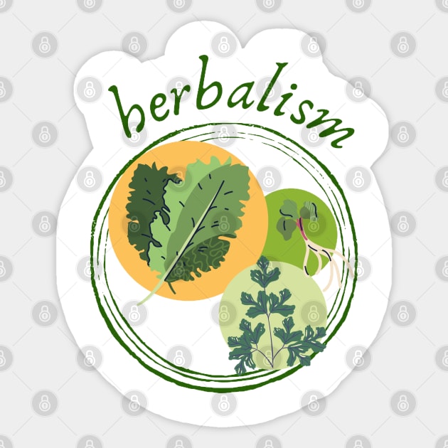 herbalism, herbs lovers Sticker by Zinoo